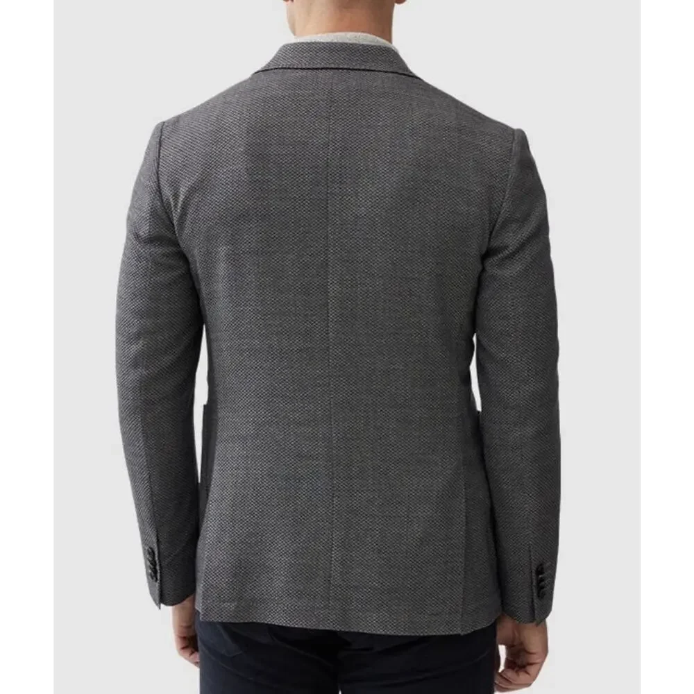Rodd & Gunn - Haldon Jacket/Sport Blazer Wool Grey Men’s Size XL Woven in Italy